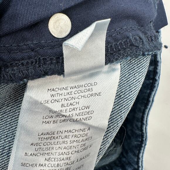 ANTHROPOLOGIE Pilcro & The Letterpress Slim Boyfriend Denim Cuffed Shorts // 28 - Picture 5 of 6